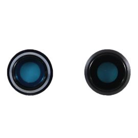 Стекло камеры для Apple iPhone SE 2020 в сборе с рамкой <черный>