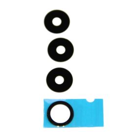Стекло камеры для Realme RMX3081 (комплект 4 шт.) <черный>
