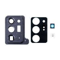 Стекло камеры для Samsung SM-N985F (Galaxy Note 20 Ultra) в сборе с рамкой <черный> ― OnlineBazar.su