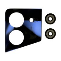 Стекло камеры для Tecno Pova 5 (LH7n) в сборе с рамкой <черный> ― OnlineBazar.su