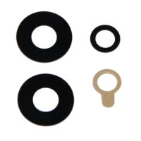 Стекло камеры для Xiaomi Poco M5 (комплект 3 шт.) <черный> ― OnlineBazar.su