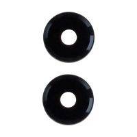 Стекло камеры для Xiaomi Poco M7 Pro 5G (комплект 2 шт.) <черный> ― OnlineBazar.su