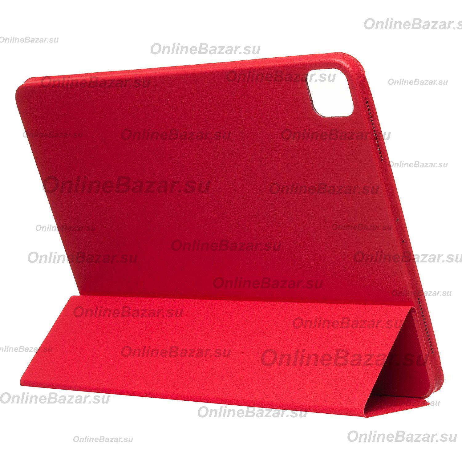 Чехол для Apple iPad Pro 12.9 (2020) кожзам + смарт панель <красный> ― OnlineBazar.su