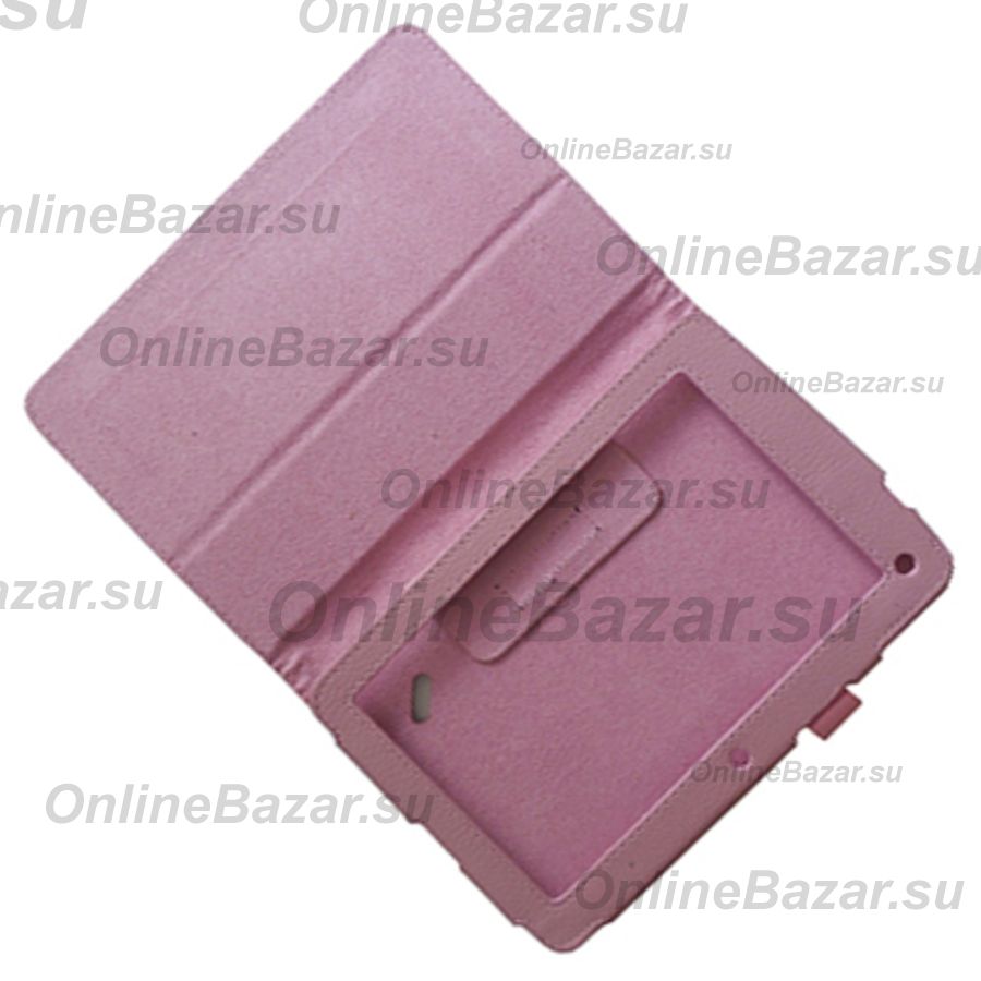 Чехол для Acer Iconia Tab B1-A71 флип кожзам <розовый> ― OnlineBazar.su