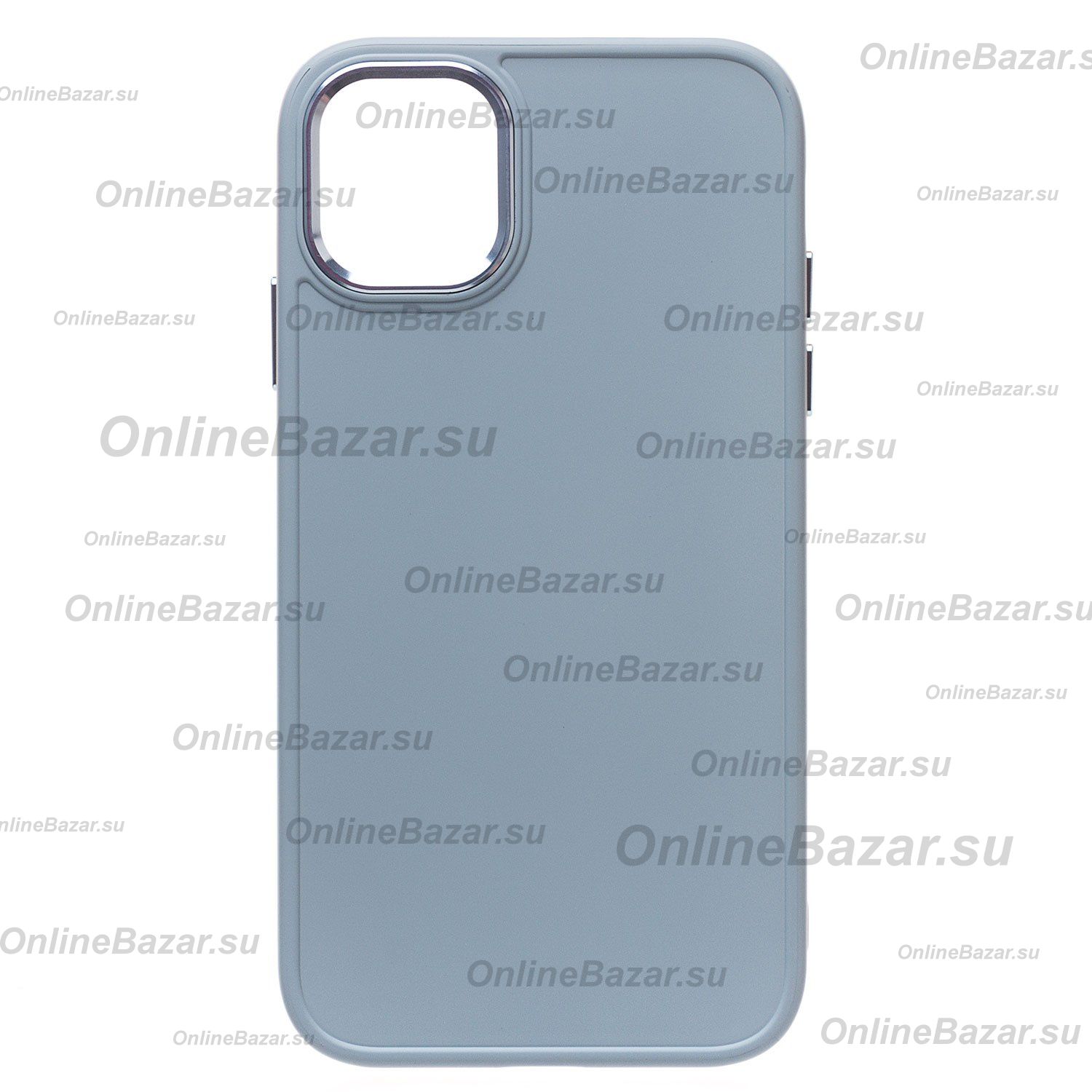Чехол для Apple iPhone 11 силиконовый матовый №6 <серый> ― OnlineBazar.su