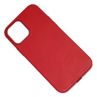 Чехол для Apple iPhone 12 Leather MagSafe <розовато-лиловый> (премиум) ― OnlineBazar.su