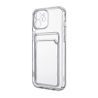 Чехол для Apple iPhone 12 PromiseMobile силиконовый с картхолдером <прозрачный> ― OnlineBazar.su