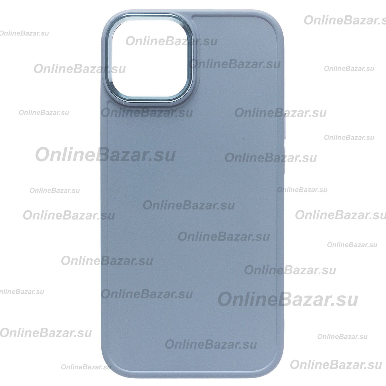 Чехол для Apple iPhone 13 силиконовый матовый №6 <серый> ― OnlineBazar.su