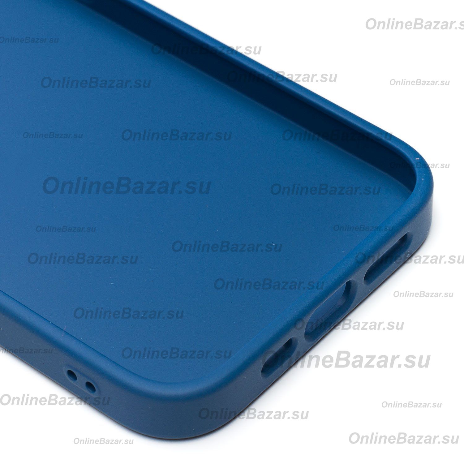 Чехол для Apple iPhone 13 силиконовый матовый №6 <синий> ― OnlineBazar.su