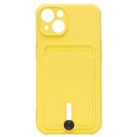 Чехол для Apple iPhone 13 силиконовый с картхолдером №4 <желтый> ― OnlineBazar.su