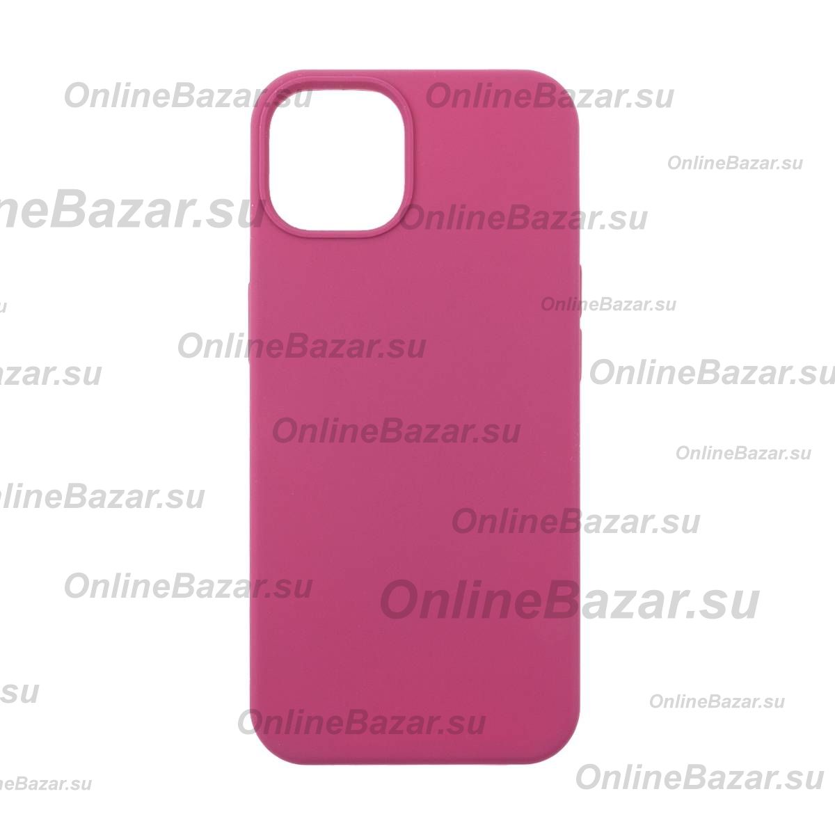 Чехол для Apple iPhone 13 PromiseMobile силиконовый Soft Touch <бордовый> ― OnlineBazar.su