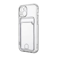 Чехол для Apple iPhone 13 mini PromiseMobile силиконовый с картхолдером <прозрачный> ― OnlineBazar.su