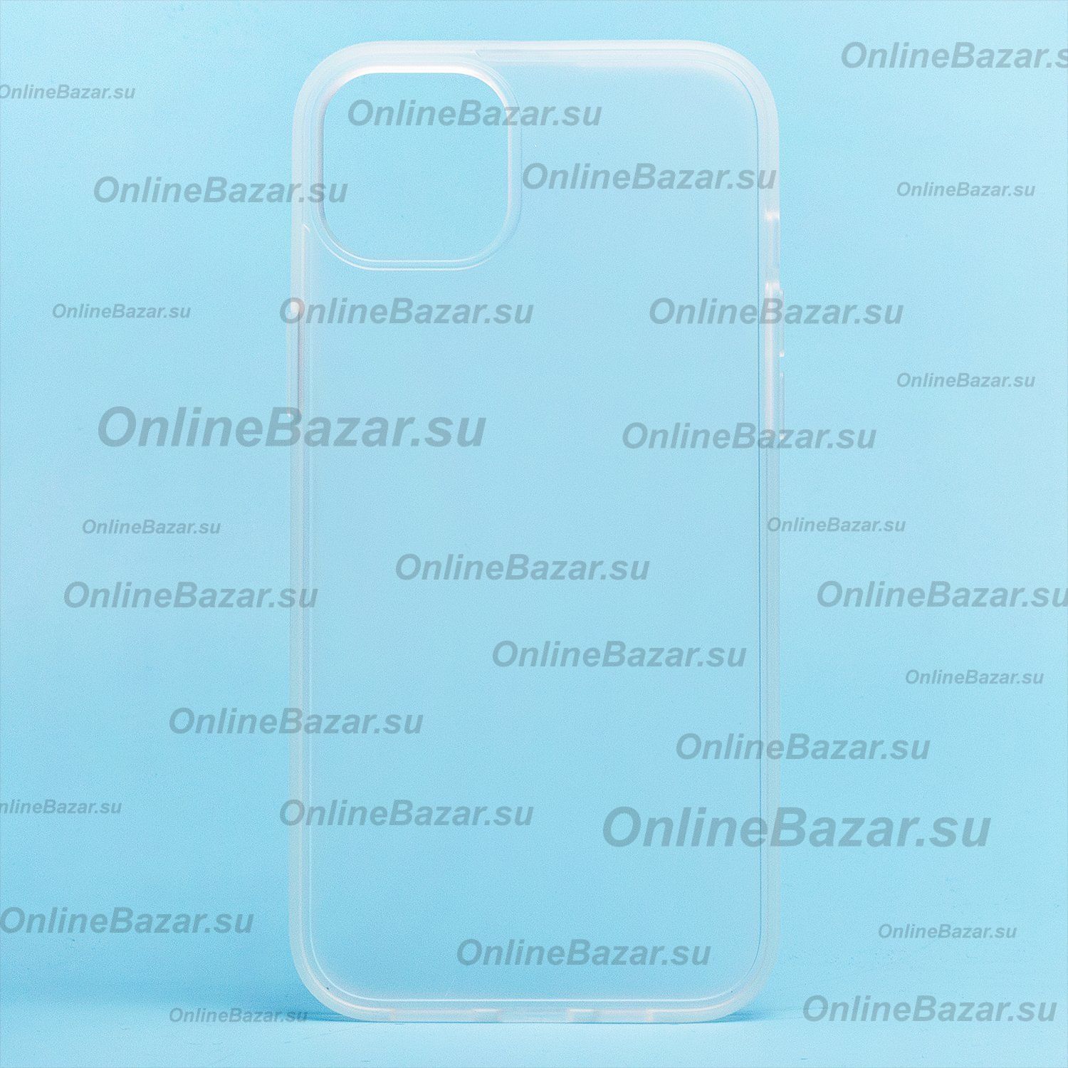 Чехол для Apple iPhone 14 Plus Waston пластиковый <прозрачно-серебристый> ― OnlineBazar.su