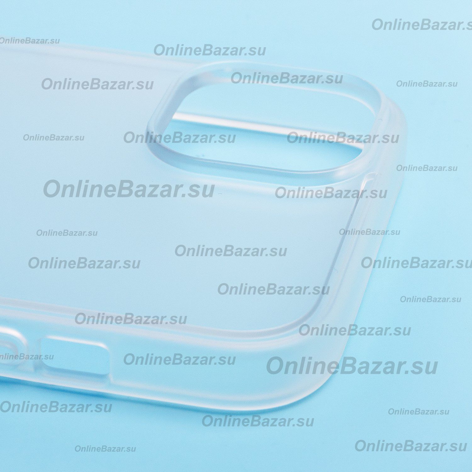 Чехол для Apple iPhone 14 Plus Waston пластиковый <прозрачно-серебристый> ― OnlineBazar.su