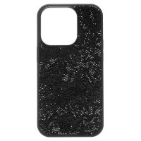 Чехол для Apple iPhone 14 Pro пластиковый Posh Shine <черный> ― OnlineBazar.su