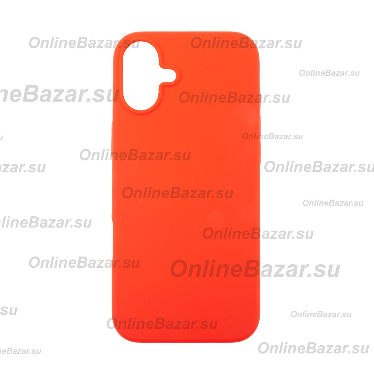 Чехол для Apple iPhone 16 Plus PromiseMobile силиконовый Soft Touch <красный> ― OnlineBazar.su