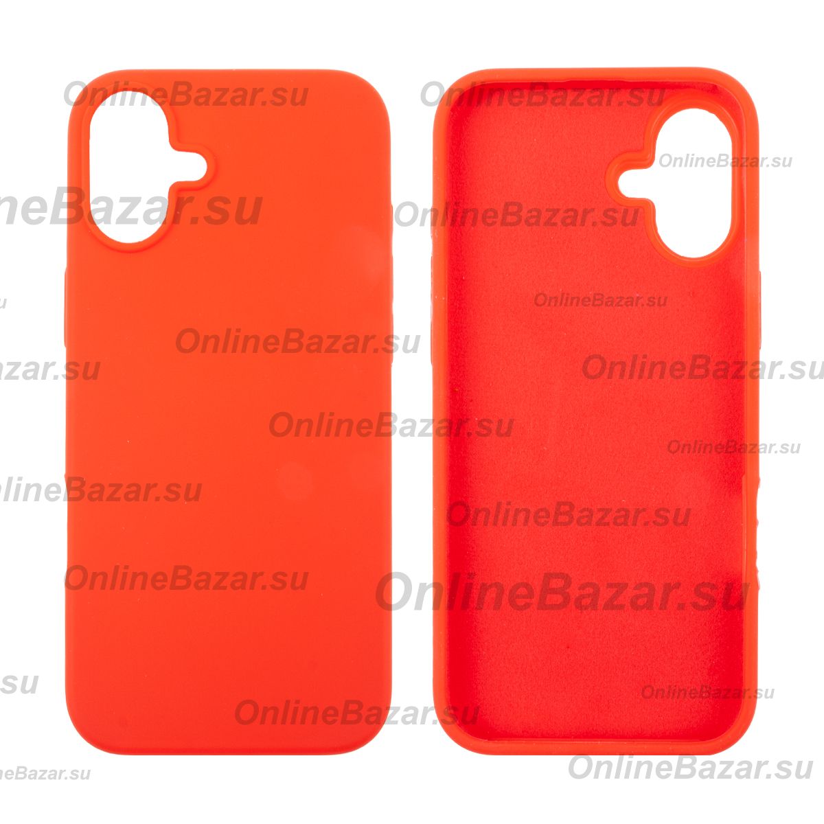 Чехол для Apple iPhone 16 Plus PromiseMobile силиконовый Soft Touch <красный> ― OnlineBazar.su