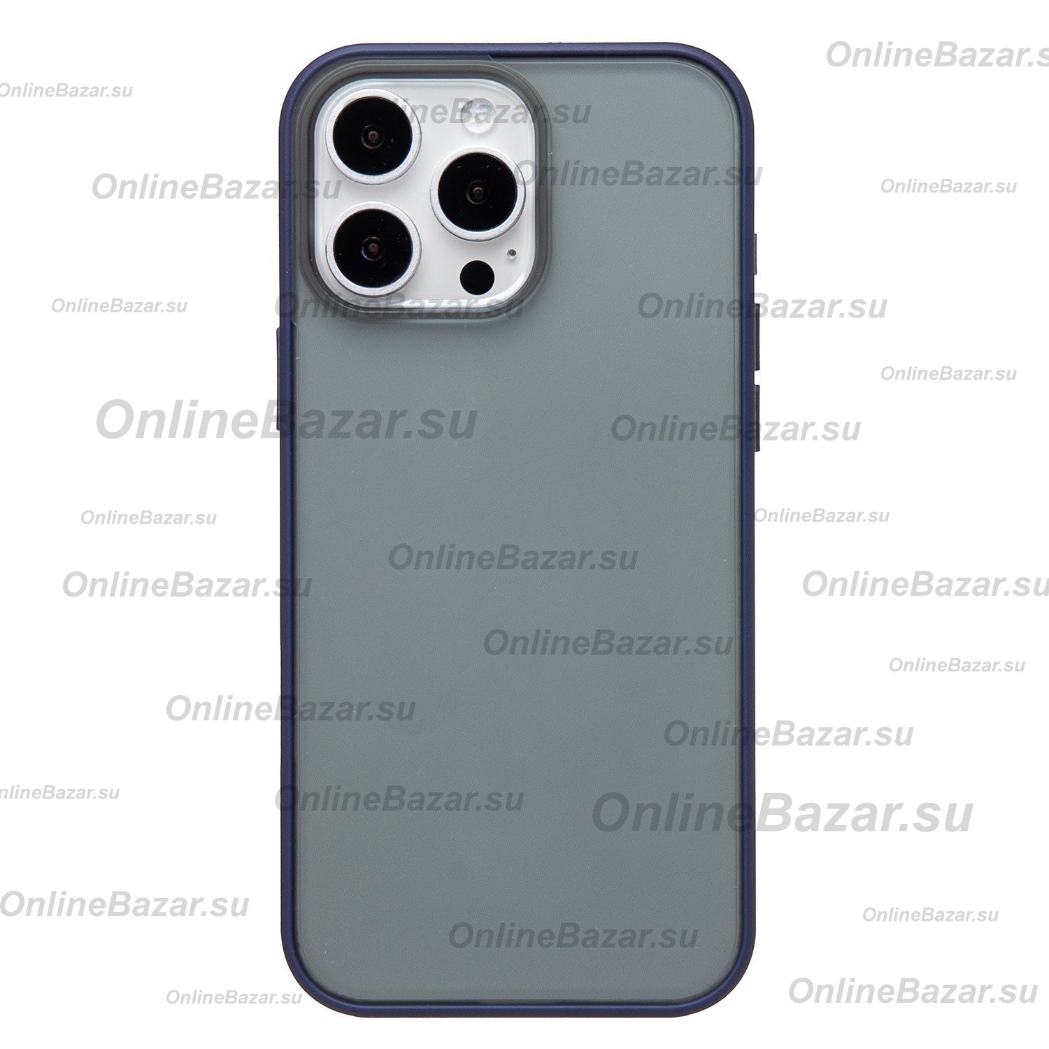 Чехол для Apple iPhone 16 Pro Max Waston пластиковый <темно-синий> ― OnlineBazar.su