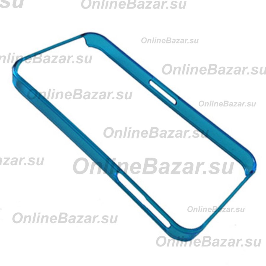Чехол для Apple iPhone 4s бампер №5 <голубой> ― OnlineBazar.su