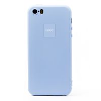 Чехол для Apple iPhone 5 силиконовый Soft Touch 2 <голубой> (премиум) ― OnlineBazar.su