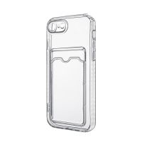 Чехол для Apple iPhone SE (2020) PromiseMobile силиконовый с картхолдером <прозрачный> ― OnlineBazar.su