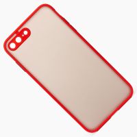 Чехол для Apple iPhone 8 Plus пластиковый с окантовкой <красный> ― OnlineBazar.su