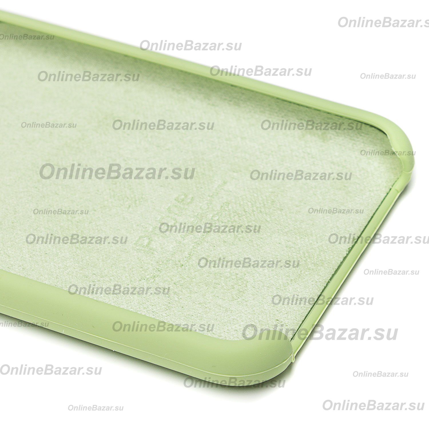 Чехол для Apple iPhone 8 силиконовый Soft Touch <светло-зеленый> (премиум) ― OnlineBazar.su