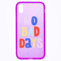 Чехол для Apple iPhone XR пластиковый (рис. 046/03) <фиолетовый> ― OnlineBazar.su