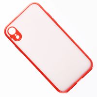 Чехол для Apple iPhone XR пластиковый с окантовкой <красный> ― OnlineBazar.su