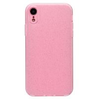 Чехол для Apple iPhone XR силиконовый с блестками №3 <розовый> ― OnlineBazar.su
