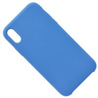 Чехол для Apple iPhone XR силиконовый Soft Touch <синий> (премиум) ― OnlineBazar.su