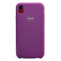 Чехол для Apple iPhone XR силиконовый Soft Touch <фиолетовый> (премиум) ― OnlineBazar.su