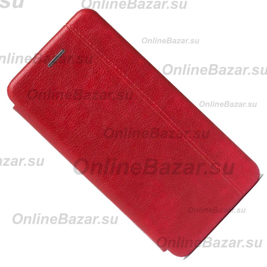 Чехол для Huawei Y5 Prime 2018 флип боковой кожзам №3 <красный> ― OnlineBazar.su