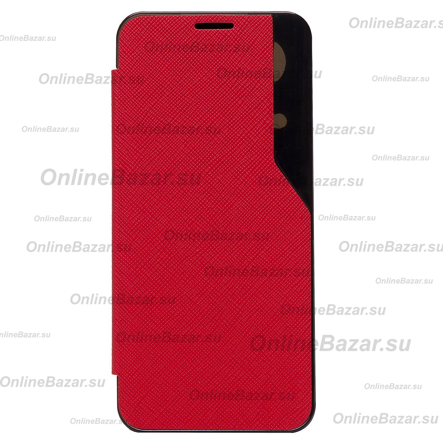 Чехол для Honor 50 (NTH-NX9) флип боковой кожзам №4 <красный> ― OnlineBazar.su