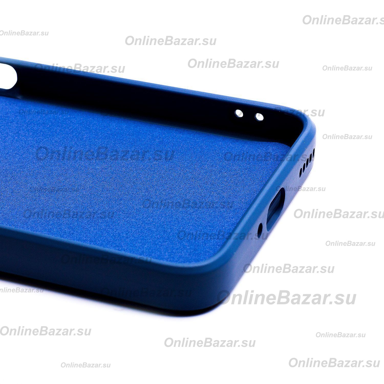 Чехол для Honor 50 Lite (NTN-LX1) силиконовый Soft Touch 4 <темно-синий> ― OnlineBazar.su