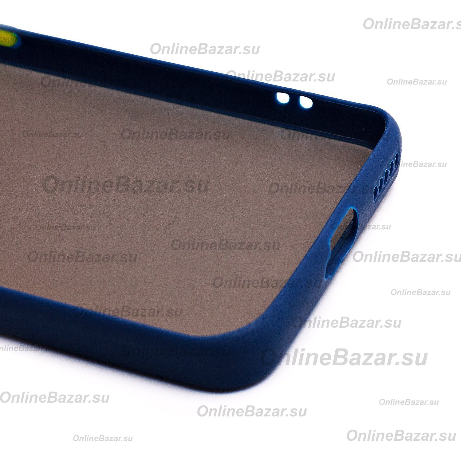 Чехол для Honor 90 (REA-NX9) пластиковый с окантовкой <синий> ― OnlineBazar.su