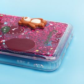 Чехол для Huawei Nova Y70 силиконовый 3D игрушки <бордовый>