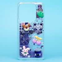 Чехол для Infinix Hot 40i (X6528B) силиконовый 3D игрушки <фиолетовый> ― OnlineBazar.su