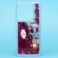 Чехол для Tecno Spark 20 (KJ5) силиконовый 3D игрушки <бордовый> ― OnlineBazar.su