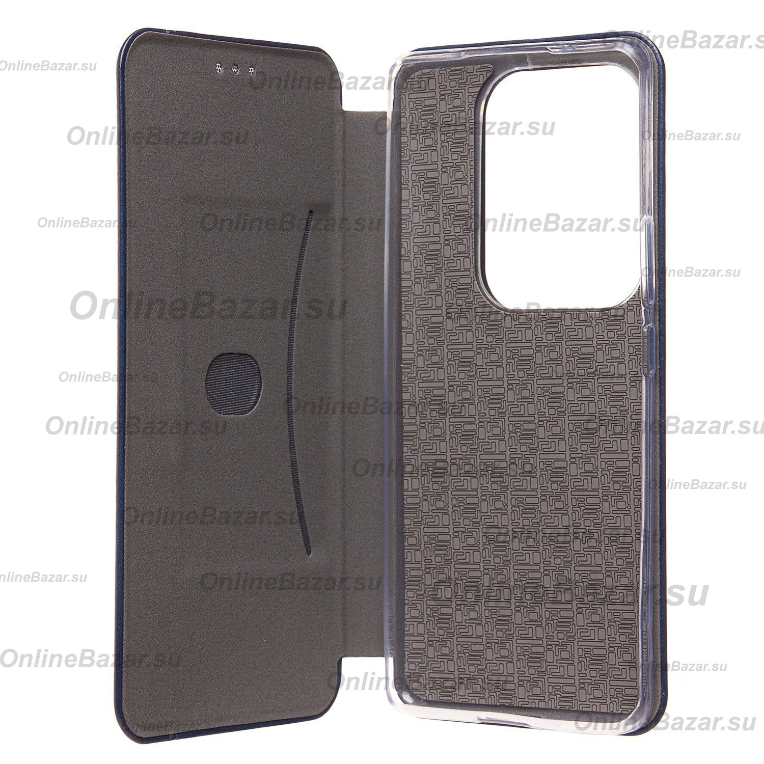 Чехол для Infinix Zero 30 (X6731B) флип боковой кожзам №3 <синий> ― OnlineBazar.su