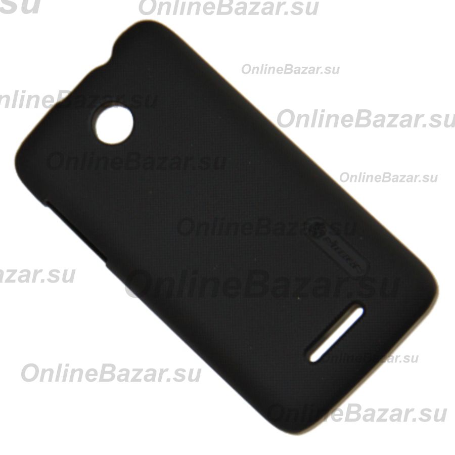 Чехол для Lenovo A390 задняя крышка пластик ребристый Nillkin <черный> ― OnlineBazar.su
