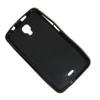 Чехол для Micromax A106 (Canvas Viva) силиконовый матовый <черный> ― OnlineBazar.su