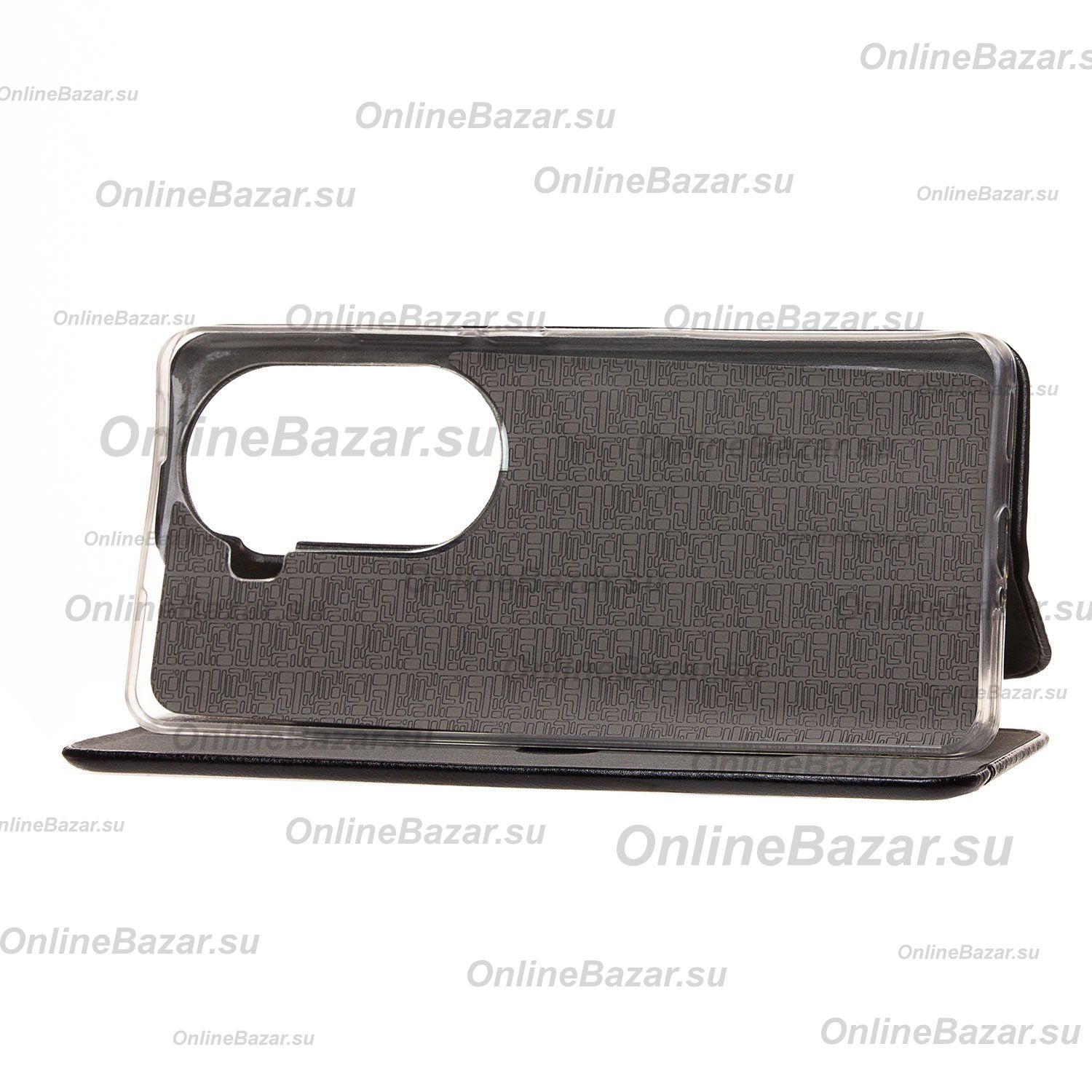 Чехол для Oppo Reno 11 флип боковой кожзам №3 <черный> ― OnlineBazar.su