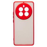 Чехол для Realme 12 Pro+ 5G пластиковый с окантовкой <красный> ― OnlineBazar.su