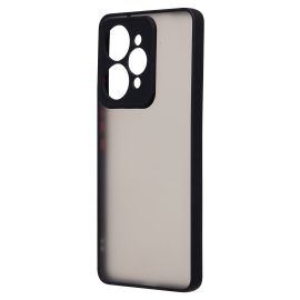 Чехол для Realme RMX5101 (RMX5101) пластиковый с окантовкой <черный>