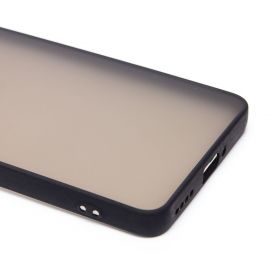 Чехол для Realme RMX5101 (RMX5101) пластиковый с окантовкой <черный>