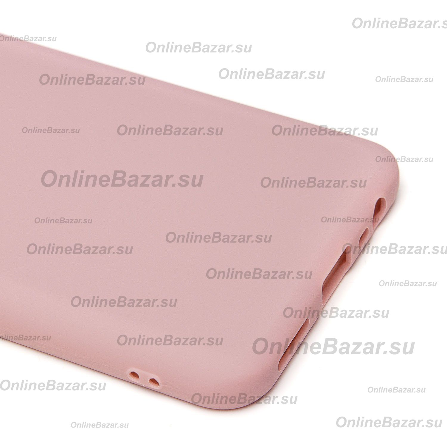 Чехол для Realme RMX3081 силиконовый матовый №5 <розовое золото> ― OnlineBazar.su