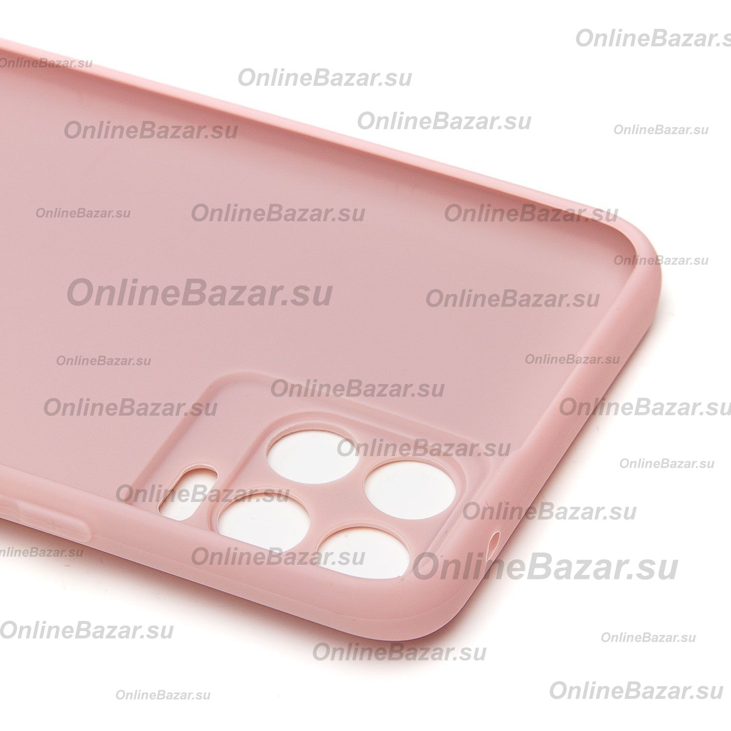 Чехол для Realme RMX3081 силиконовый матовый №5 <розовое золото> ― OnlineBazar.su