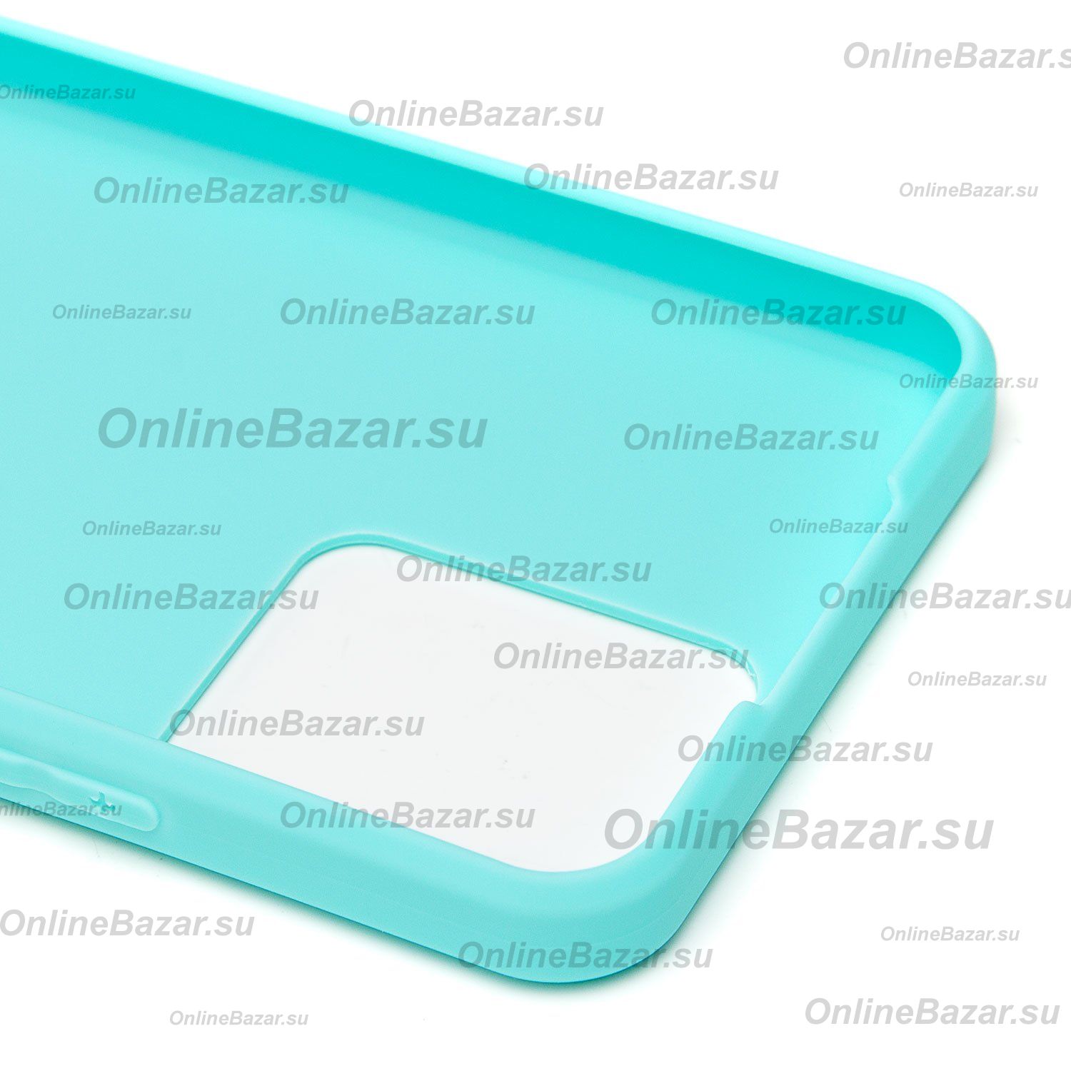 Чехол для Realme RMX3506 силиконовый матовый №5 <голубой> ― OnlineBazar.su