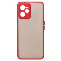 Чехол для Realme RMX3511 пластиковый с окантовкой <красный> ― OnlineBazar.su